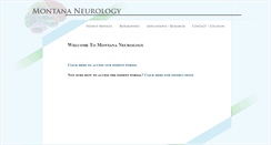 Desktop Screenshot of montananeurology.com